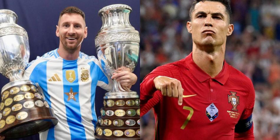 Messi y Cristiano