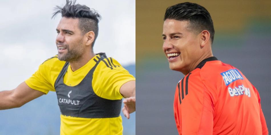 Falcao y James