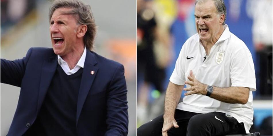 Ricardo Gareca y Marcelo Bielsa