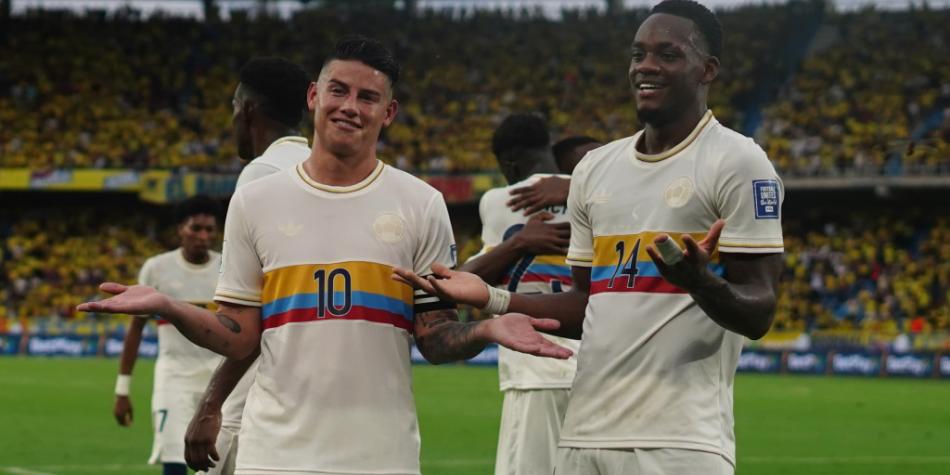 James Rodríguez y Jhon Jader Durán