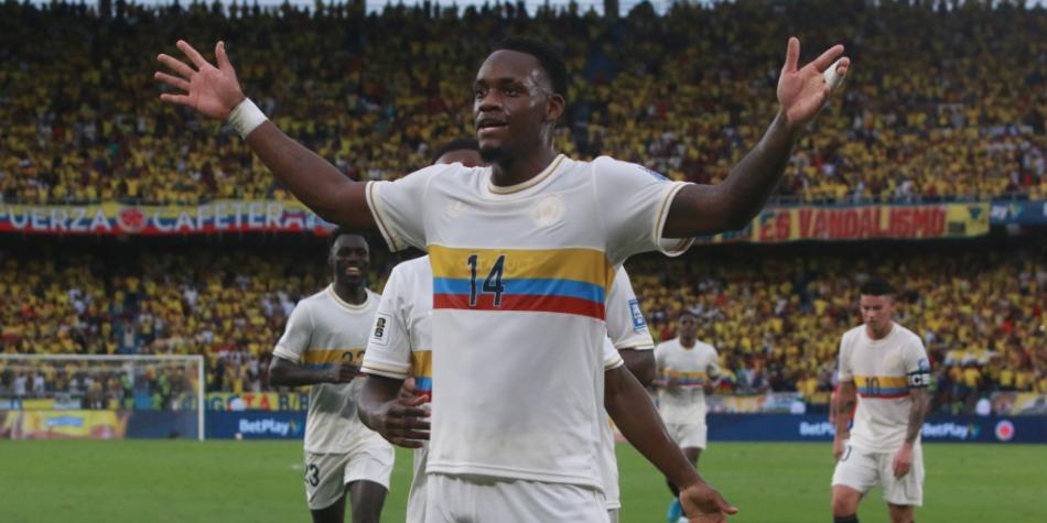 Jhon Durán en Colombia vs Chile por Eliminatorias