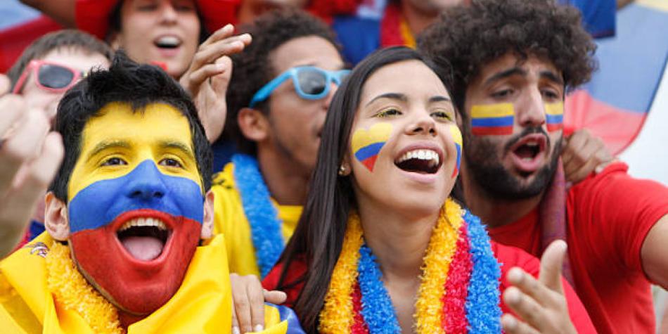 Hinchas colombianos