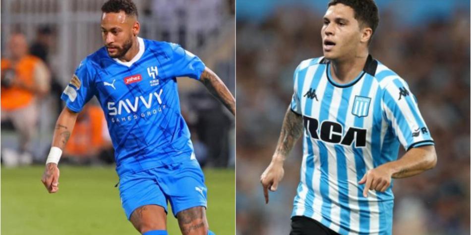 Neymar y Juan Fernando Quintero