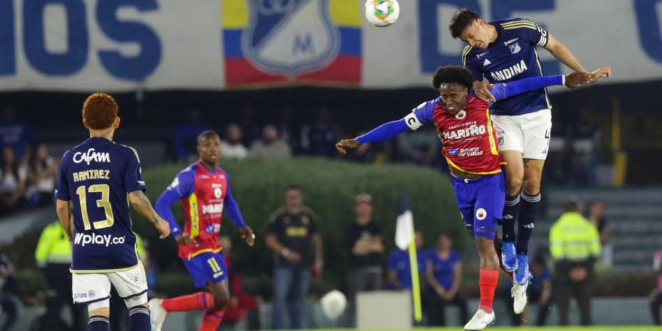 Millonarios vs Pasto en Liga BetPlay II-2024