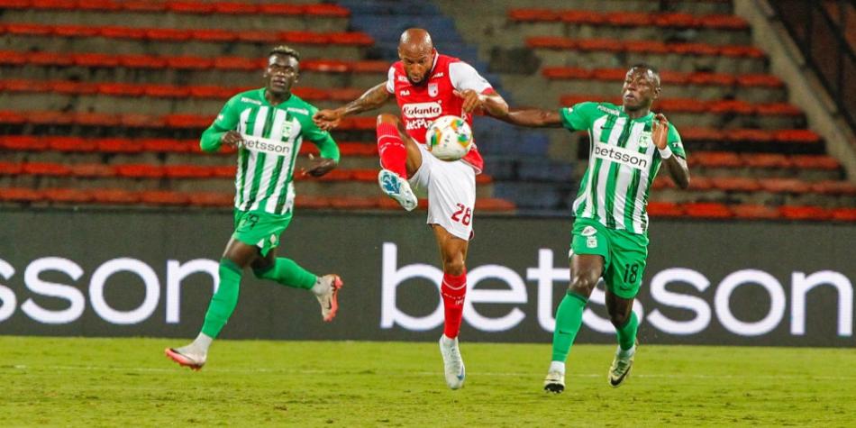 Atlético Nacional vs Santa Fe en Liga BetPlay II-2024