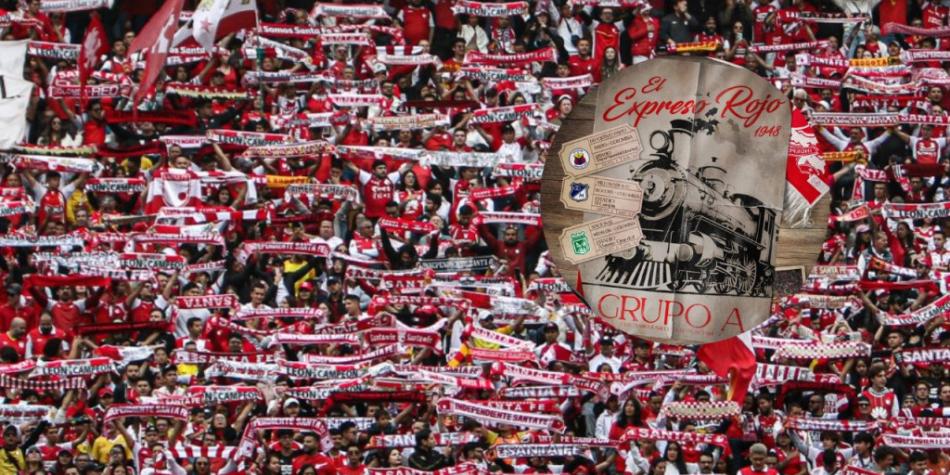 Hinchas de Independiente Santa Fe