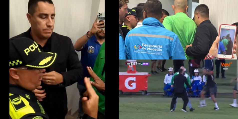 Efraín Juárez [DT Nacional] es llevado por la policía