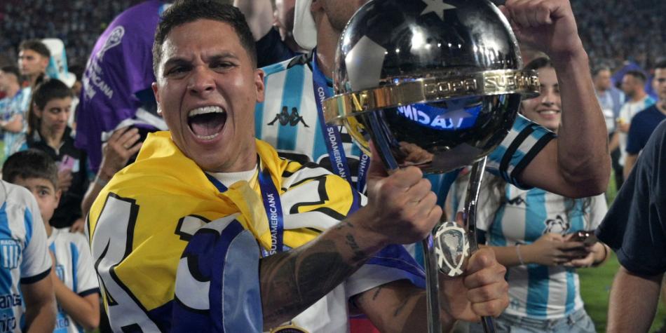 Juan Fernando Quintero, campeón de Sudamericana