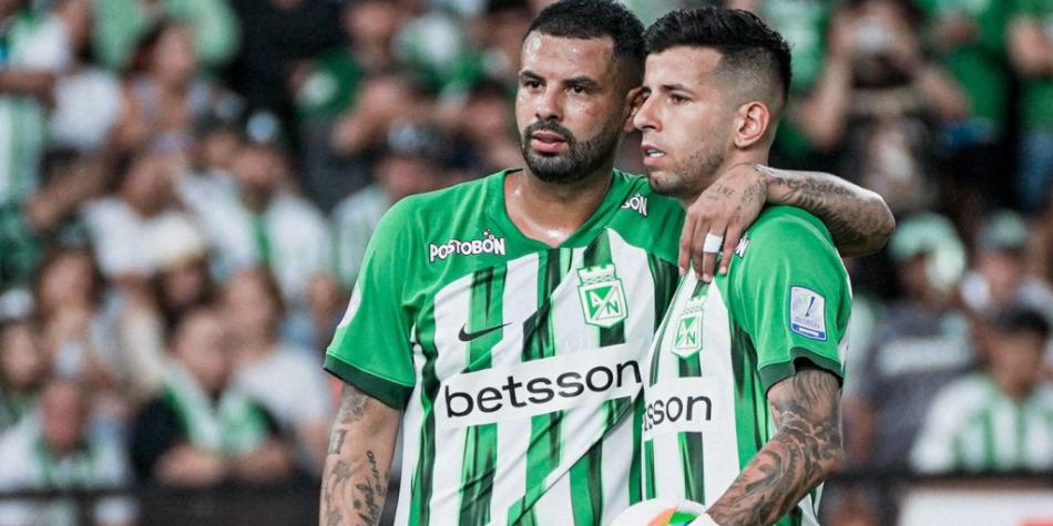 Edwin Cardona y Pablo Ceppelini en Atlético Nacional