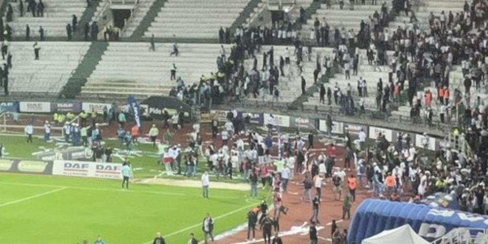 Violencia de hinchas de América en Manizales