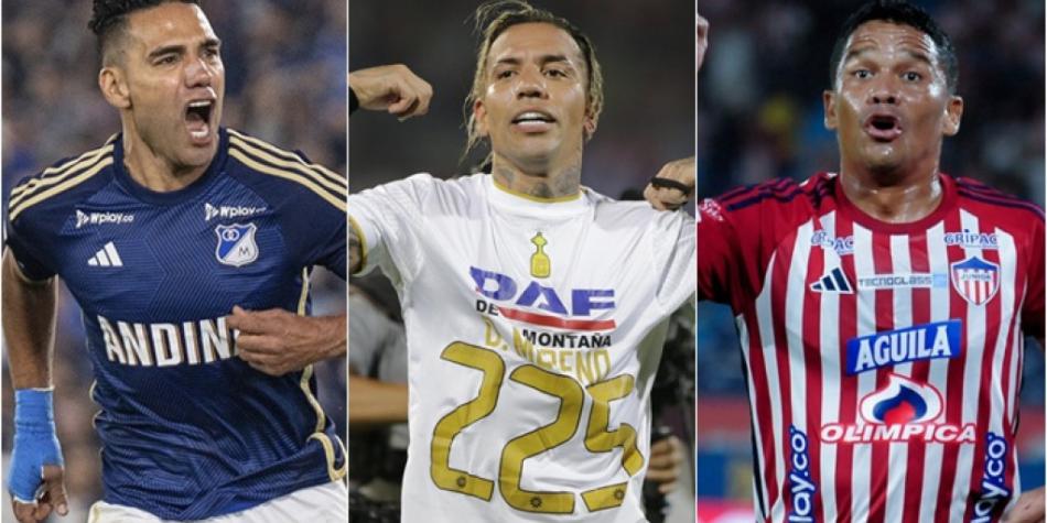 Falcao, Dayro y Bacca
