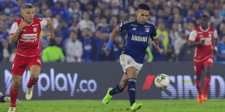 Falcao García en Millonarios vs Santa Fe | Liga II-2024