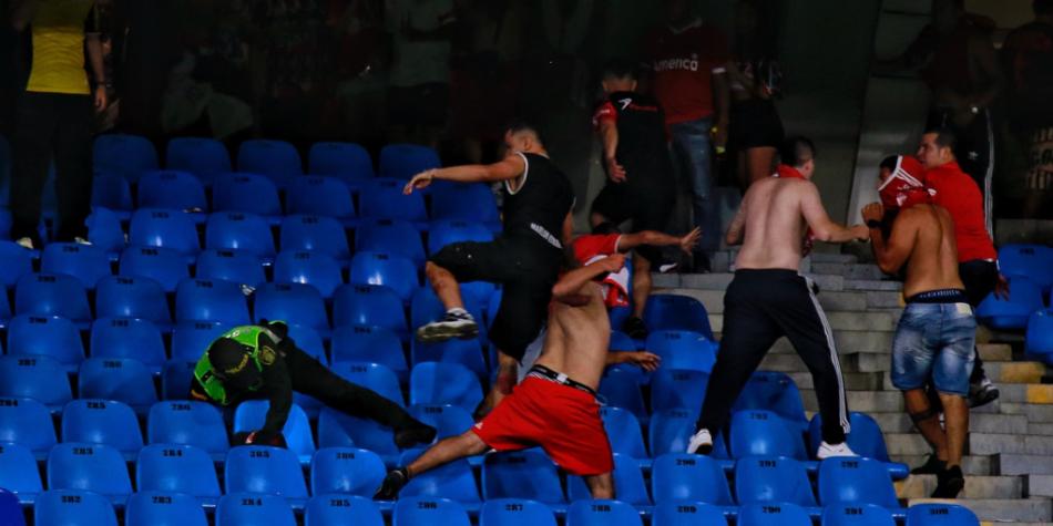 Violencia de hinchas de América en final Copa BetPlay