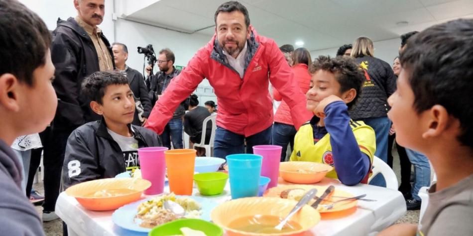 El alcalde Carlos Fernando Galán