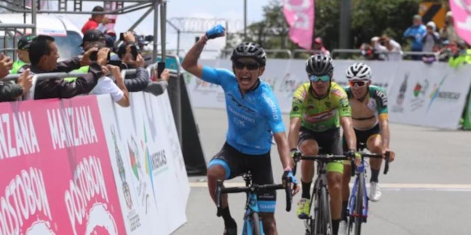 El ciclista colombiano Heiner Parra