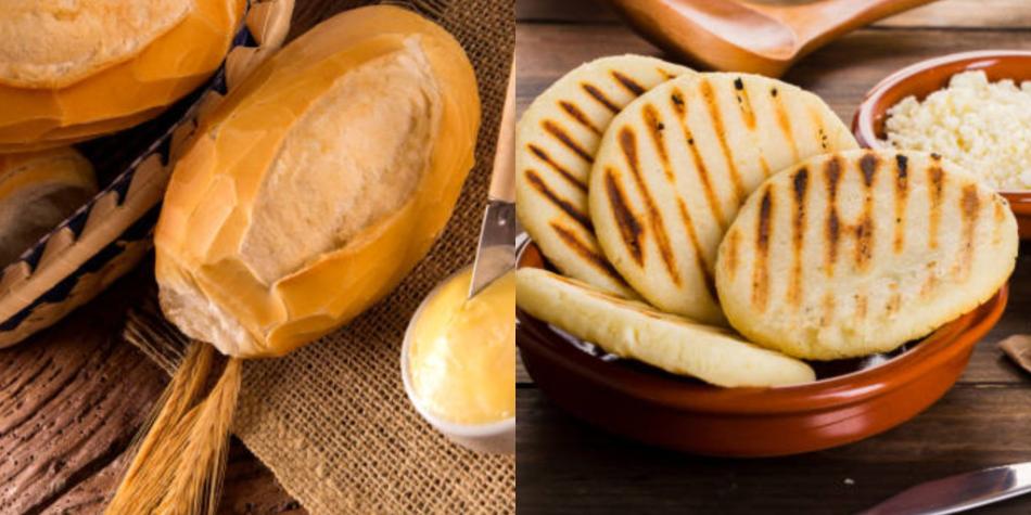 Pan y arepa