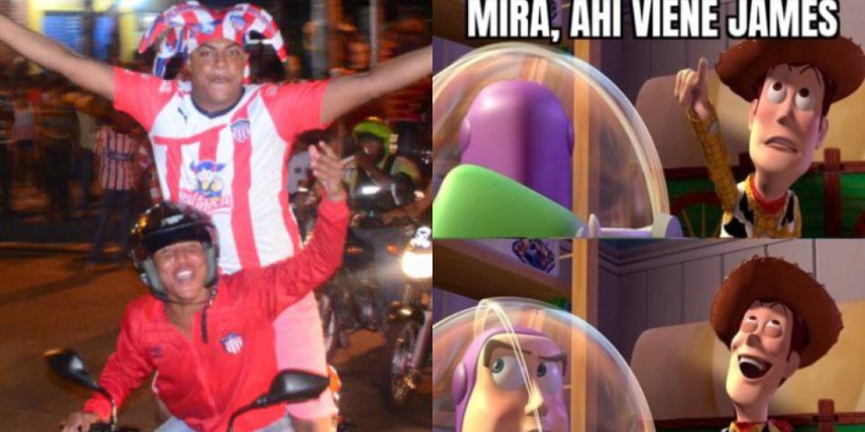 Memes: Junior y pase frustrado de James Rodríguez