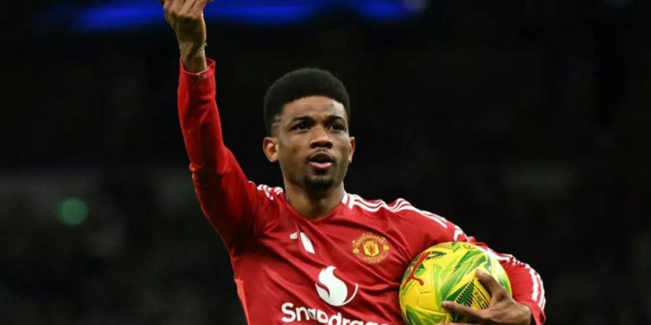 Amad Diallo marca para el Manchester United