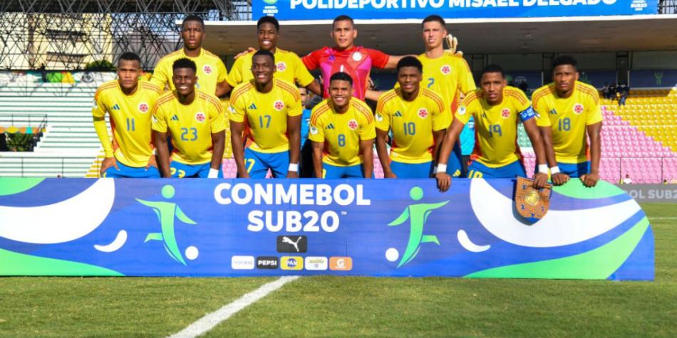 Selección Colombia Sub-20 en el Sudamericano