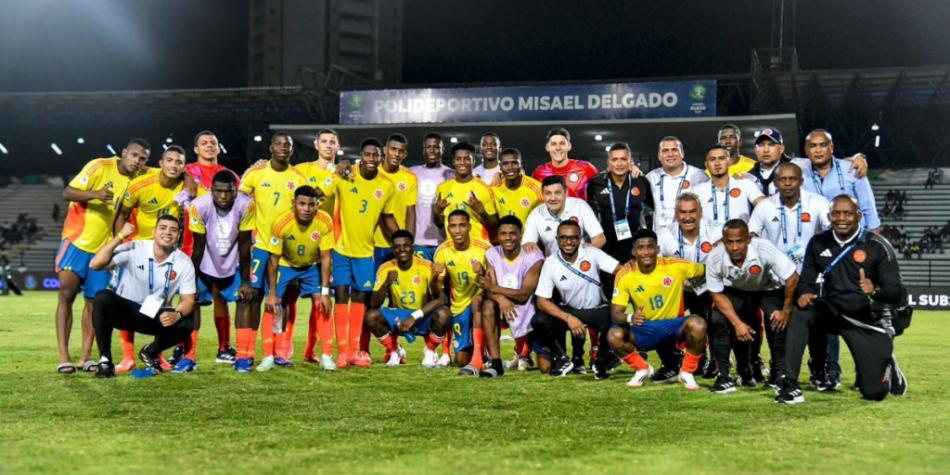 Selección Colombia Sub-20 en Venezuela