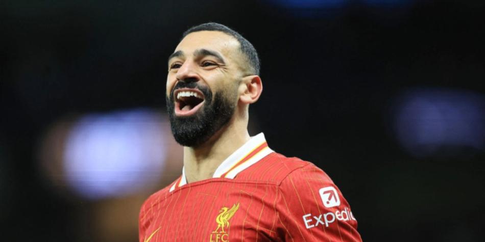 Mohamed Salah celebra un gol
