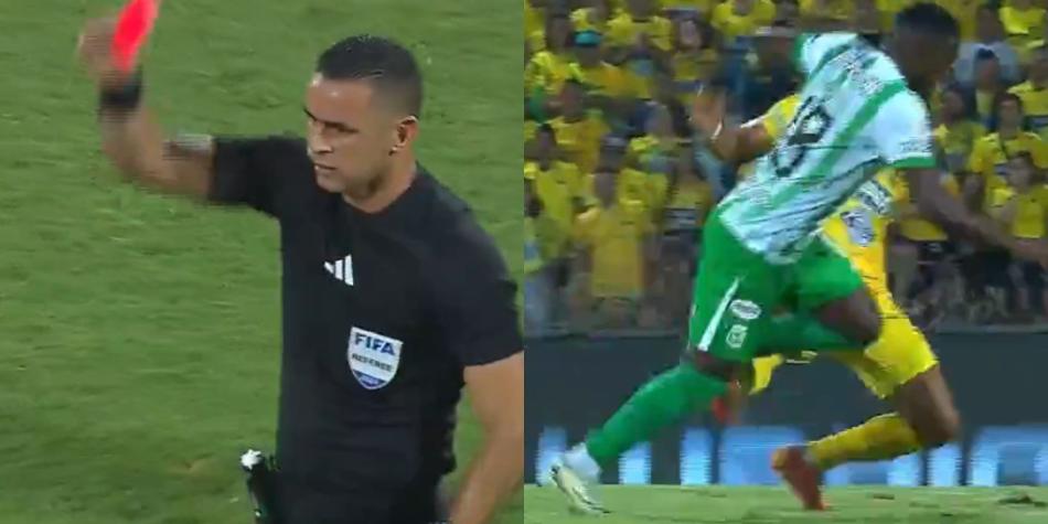 Expulsión Bucaramanga vs Nacional