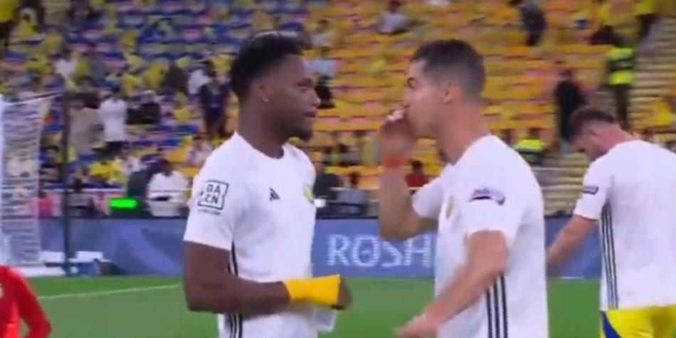 Jhon Jader Durán y Cristiano Ronaldo