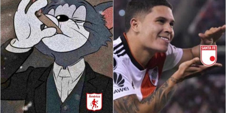 Memes América vs Santa Fe
