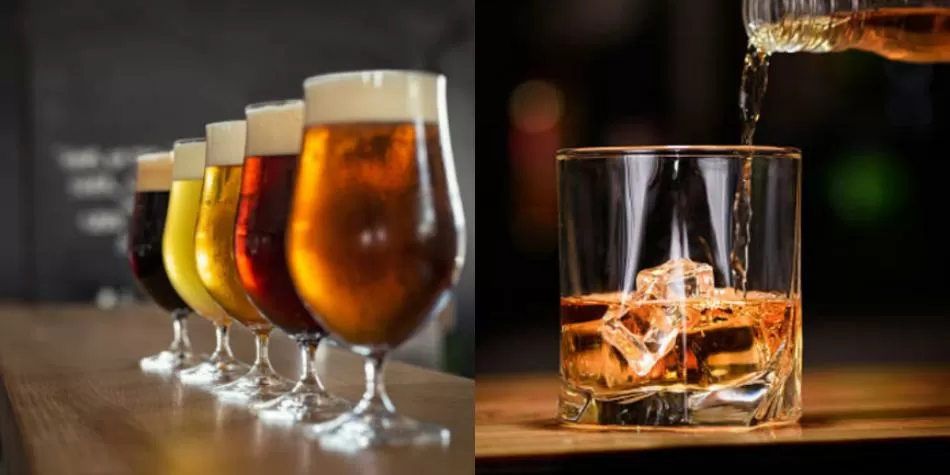 cerveza vs aguardiente