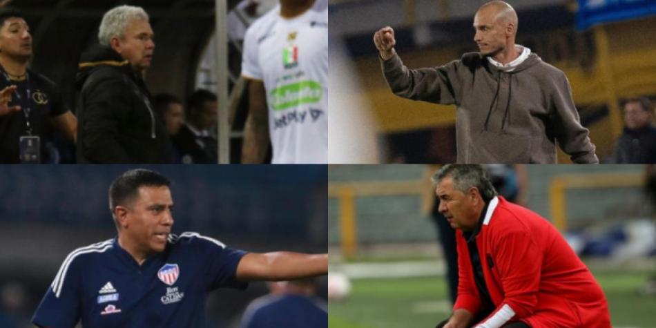 Técnicos de Once Caldas, Millonarios, Junior y América