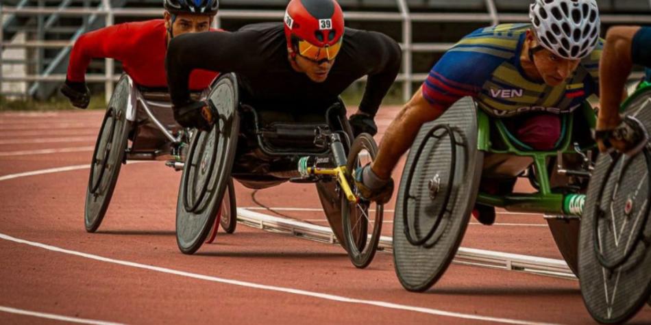 Francisco Sanclemente en el Meeting de Paratletismo