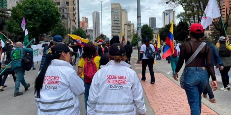Marchas en Bogotá