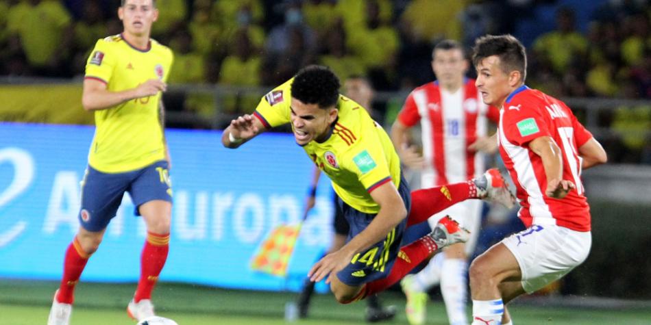 Colombia vs Paraguay en Eliminatorias 2022