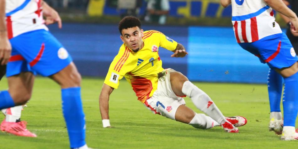 Luis Díaz en Colombia vs Paraguay [Eliminatorias]