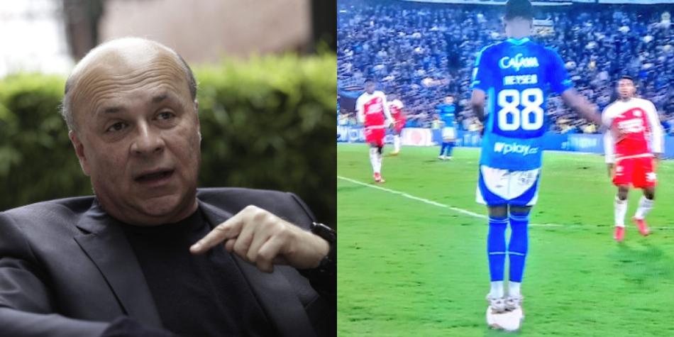 Carlos Antonio Vélez criticó jugada de Néiser Villarreal