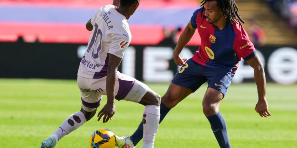 Yaser Asprilla en Barcelona vs Girona