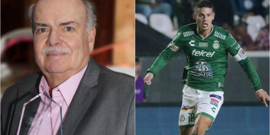Iván Mejía y James Rodríguez