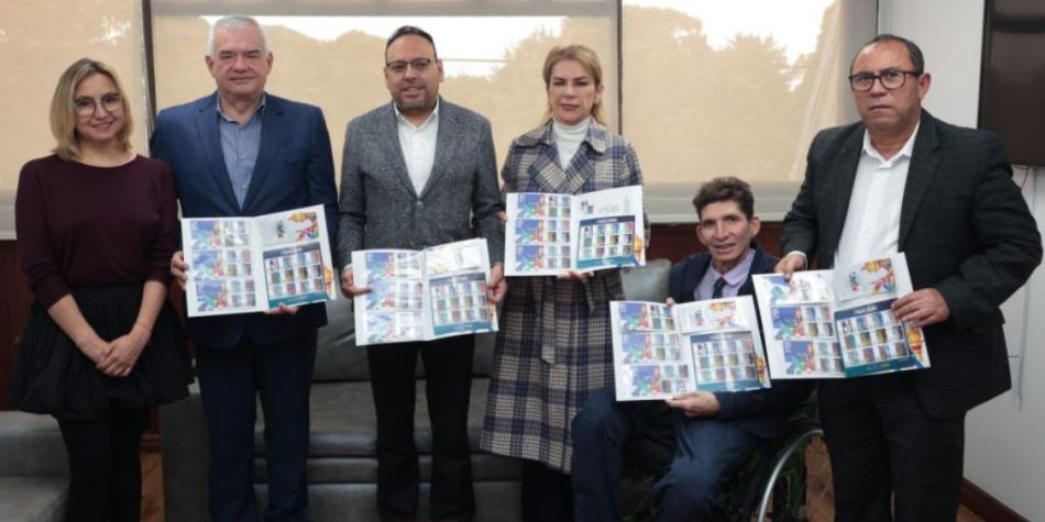 Autoridades del Comité Olímpico Colombiano y MinDeporte