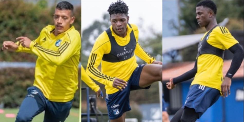 Arévalo, Marimón y Villarreal en Millonarios