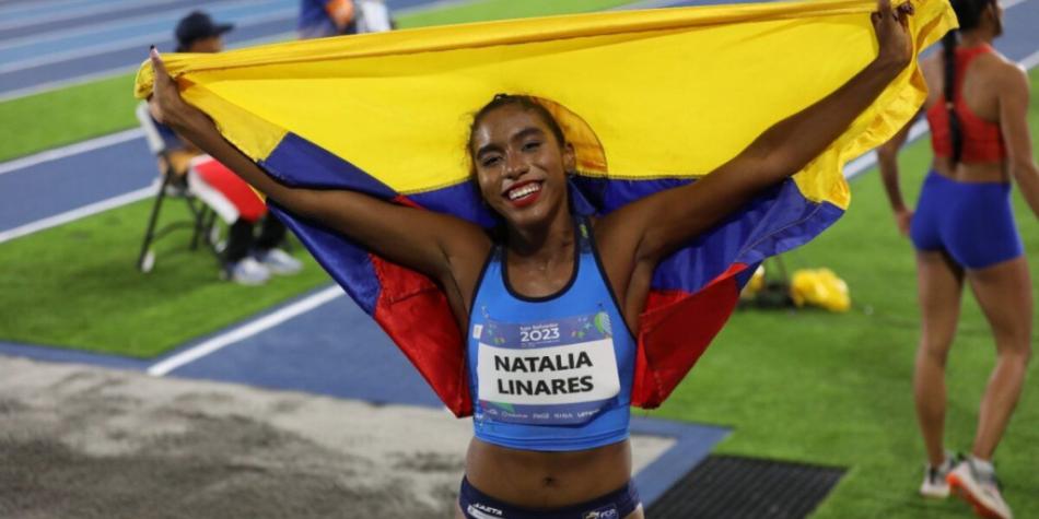 La atleta colombiana Natalia Linares