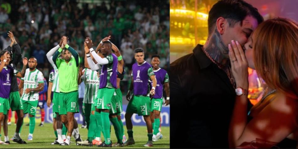 Cossio y su novia, acusación a Nacional