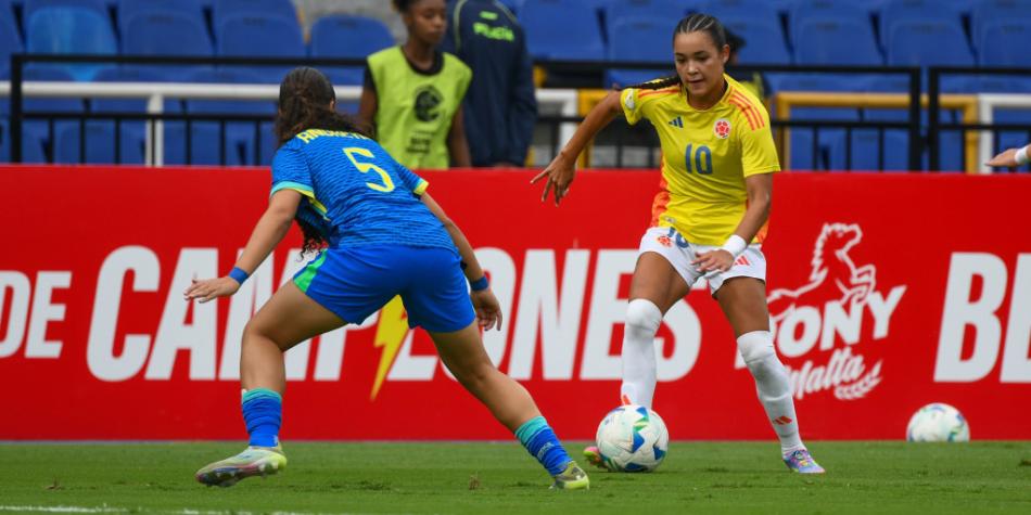 Colombia vs Brasil: Sudamericano Femenino Sub-17