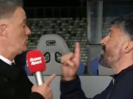 Gennaro Gattuso encaró a comentarista en Croacia
