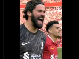 Alisson Becker y Díaz en Liverpool