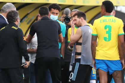 Authorities explain that a Trancón was delayed in Brazil vs Argentina, Qualifiers  National teams