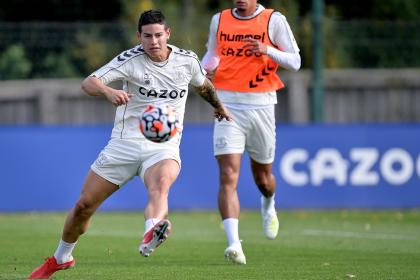 James Rodriguez Everton would leave today in January  Colombians Abroad