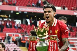 Luis Díaz, campeón de Premier League con Liverpool
